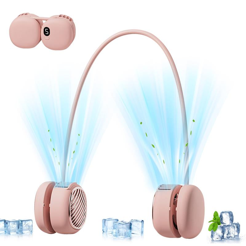 JOYYE Portable Handheld Turbo Fan, Portable Cooling Fan Adjustable 1-100 Speed, Rechargeable for Outdoor, Summer Travel, Working, Camping, Cordless