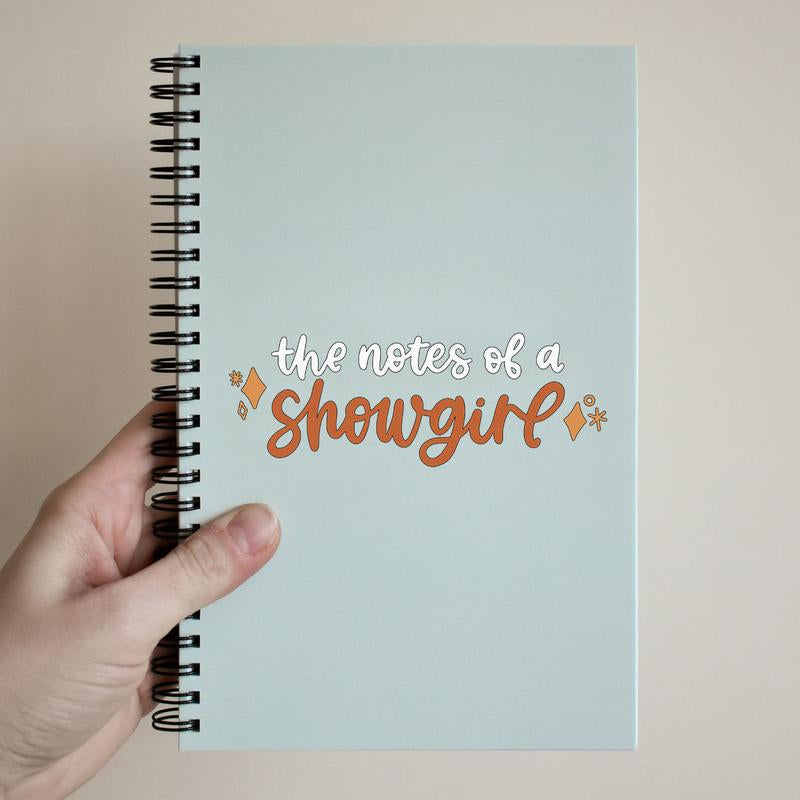 Notes of a Showgirl Notebook