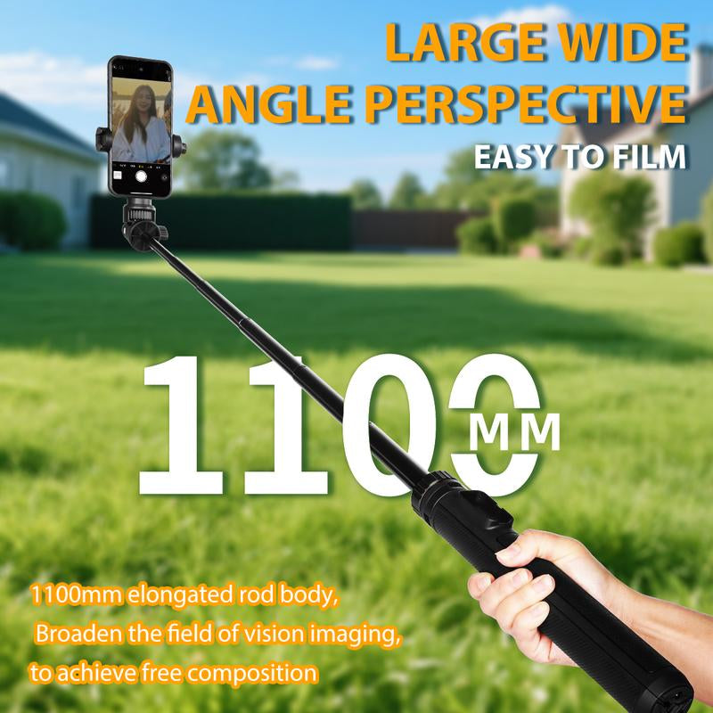 Selfie Stick 3 in 1 Selfie Stick Tripod, 69 Inch Extendable and Portable Selfie Stick with Detachable Wireless Remote & Tripod Stand, Compatible with Smartphone Iphone, Samsung, Huawei, Xiaomi