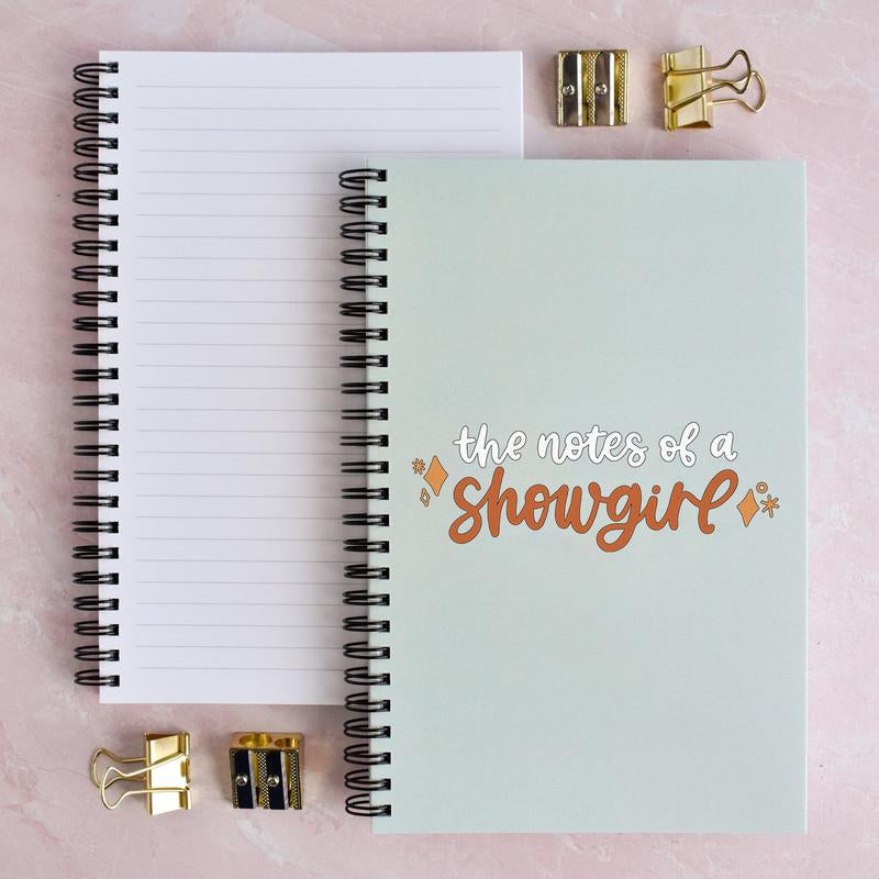 Notes of a Showgirl Notebook