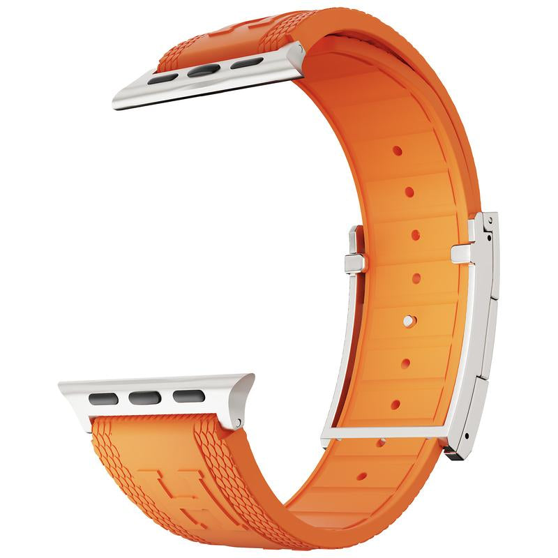 CRAZY GRASS Magnetic Silicone Band for 49Mm 46Mm 45Mm 44Mm Square Smartwatch Strap for Him Father'S Day Gift Designer Replacement Adjustable Watch Band Wearable[Watch NOT INCLUDED]