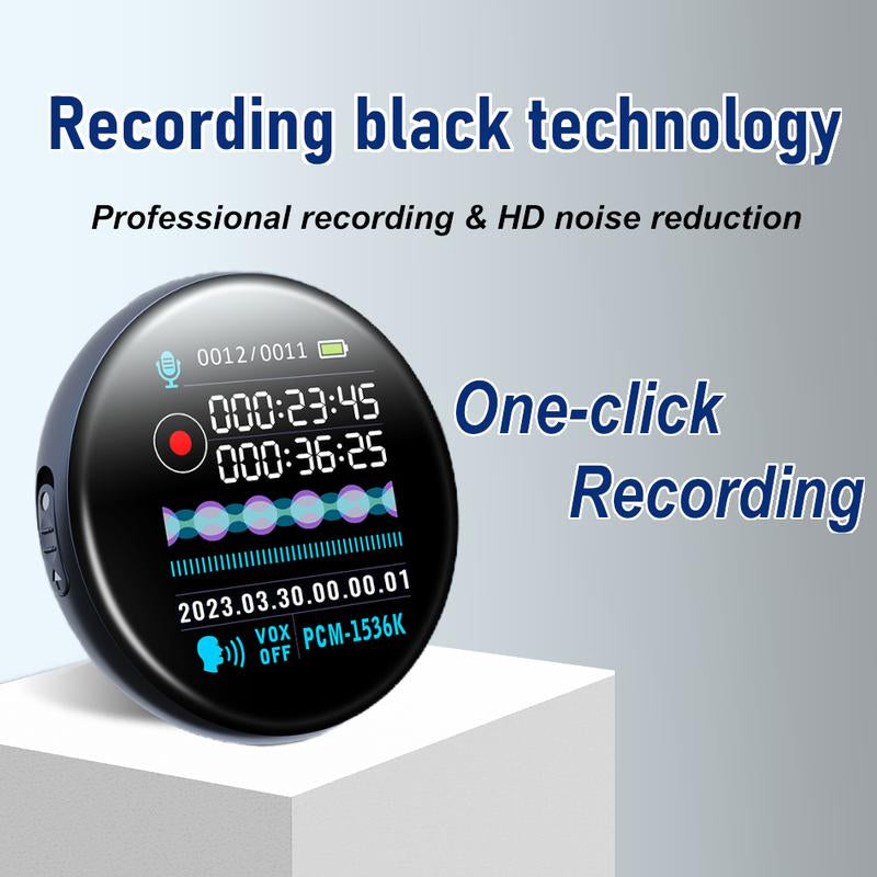 Smart Voice Recorder - One-Touch Recording,Hd Noise Reduction,Long Battery,Large Storage