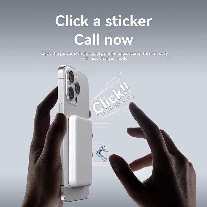 For Magsafe Battery Pack, 10000Mah/5000Mah Magnetic Portable Charger with USB C Cable 20W PD Fast Charging, Slim & Lightweight Wireless Power Bank for Iphone 16/15/14/13/12Pro Max/Plus/Mini Series