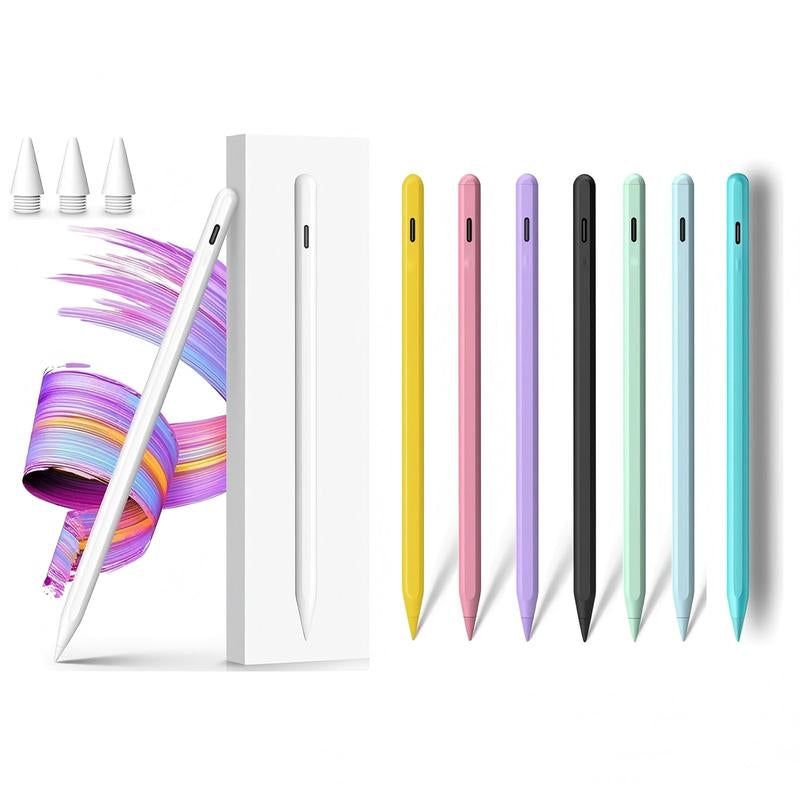 Stylus Pen for Ipad,Fast Charge,With Palm Rejection Tilt Sensitivity, Active Touch Screen Pencil Compatible with Ipad 6/7/8/9/10,Pro12.9&11",Air3/4/5,Mini5/6