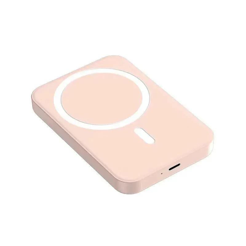 10000Mah 2 In1 Wireless Charger Magnetic Power Bankbattery Pack for Iphone 16/15/14/13/12/11/Xr/X, Wirelesscharging Compact Portable Mobile Phone Power Bank