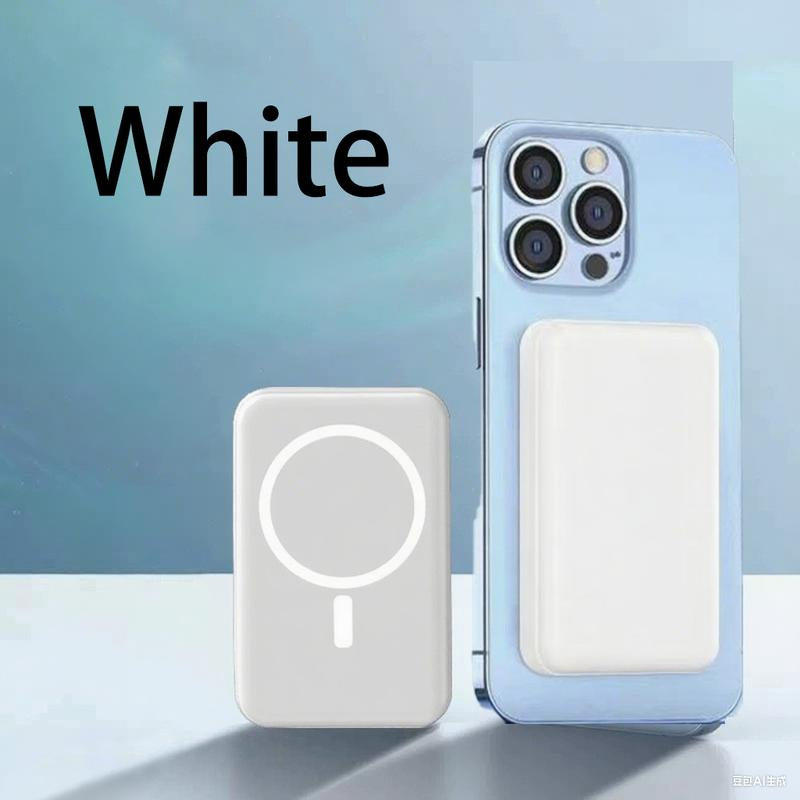 For Magsafe Battery Pack, 10000Mah/5000Mah Magnetic Portable Charger with USB C Cable 20W PD Fast Charging, Slim & Lightweight Wireless Power Bank for Iphone 16/15/14/13/12Pro Max/Plus/Mini Series